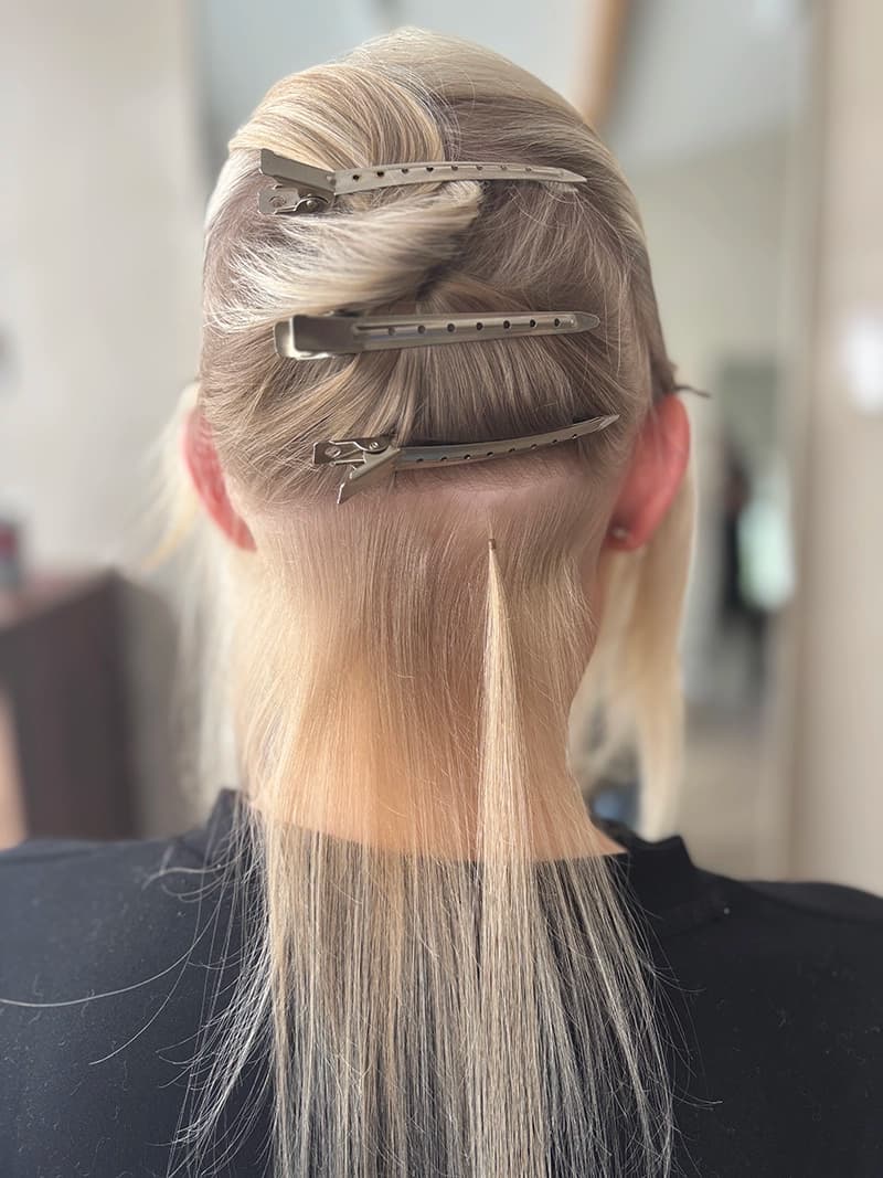 Fine hair transformation with extensions