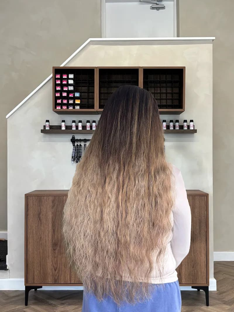 After Curly Hair Transformation