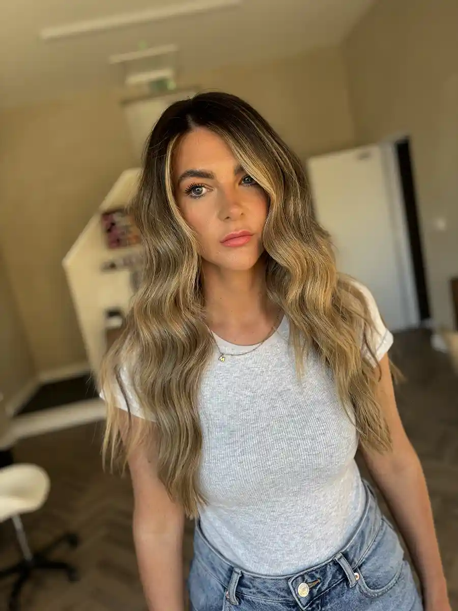 After: Dramatic length and volume transformation