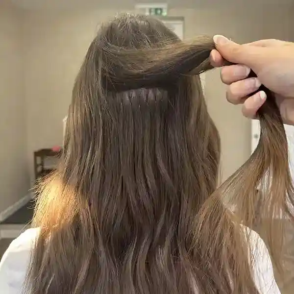 Hair extensions for weight loss related hair thinning