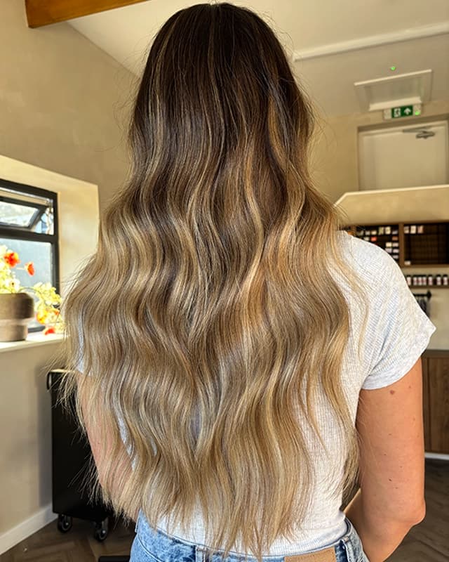 Hair extensions Harrogate - keratin bond transformation for fine hair