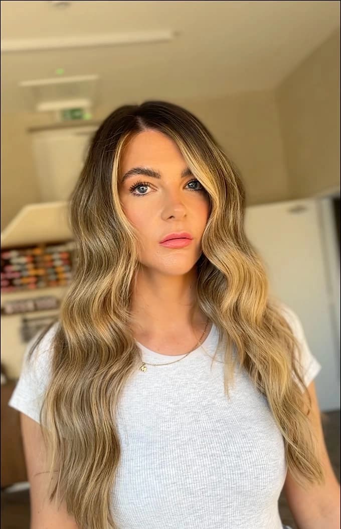 Hair extensions Wynyard - keratin bond transformation for fine hair