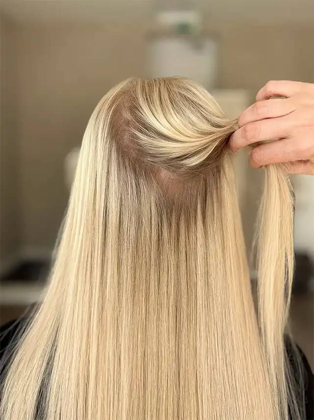 Best hair extensions showing seamless invisible blend